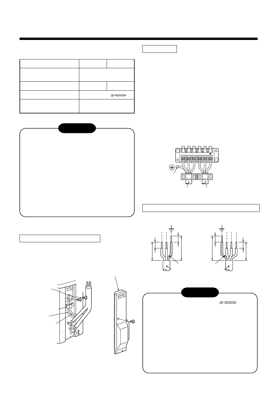 Electrical work, Caution | Toshiba RAM-SM560BT-E User Manual | Page 15 / 110