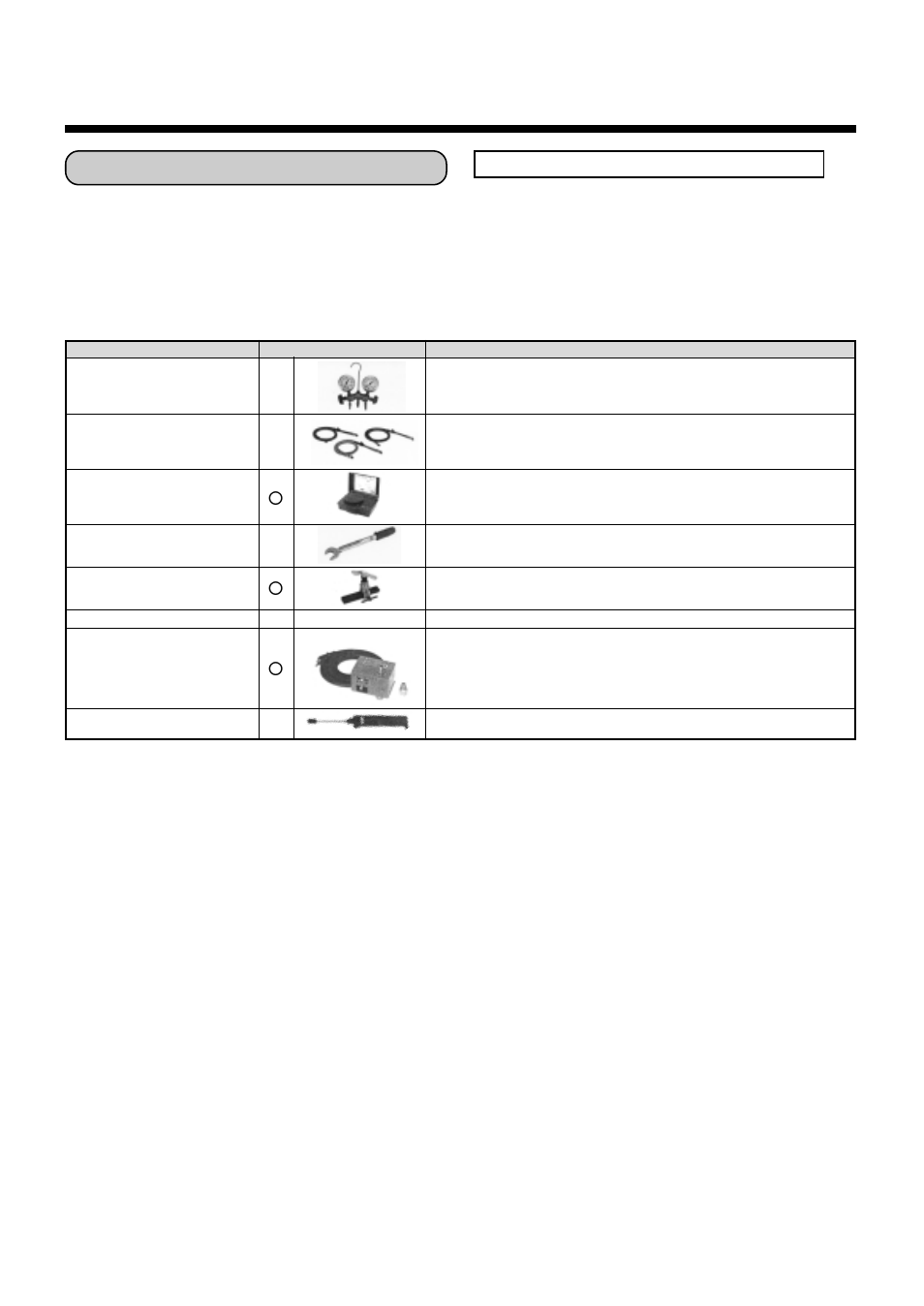 Installation/servicing tools | Toshiba RAM-SM560BT-E User Manual | Page 17 / 110