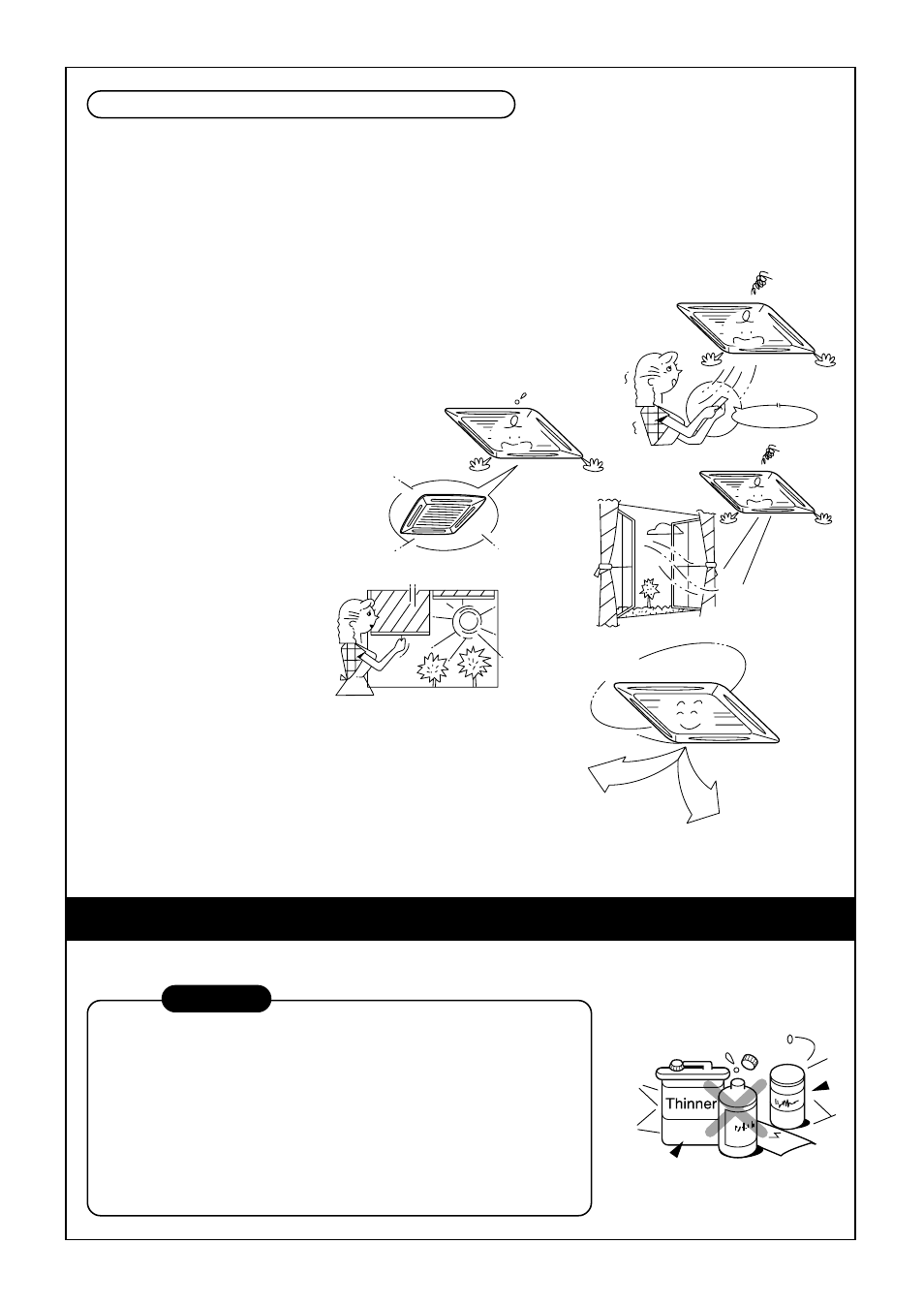 Hints for economical operation, Maintenance, Caution | Toshiba RAM-SM560BT-E User Manual | Page 27 / 110