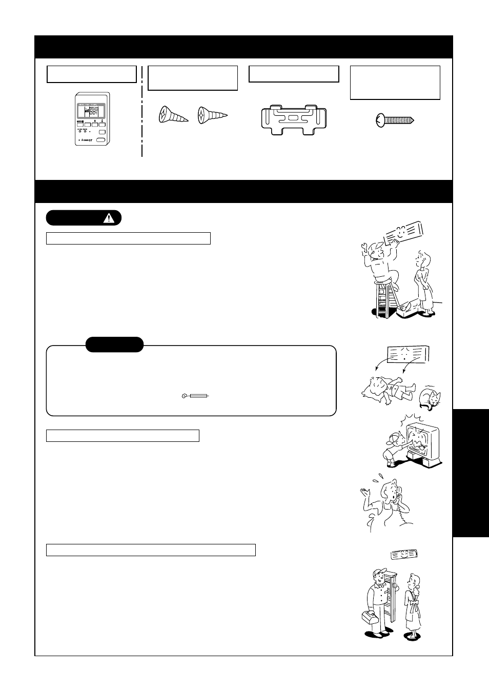 Accessories precautions for safety | Toshiba RAM-SM560BT-E User Manual | Page 82 / 110