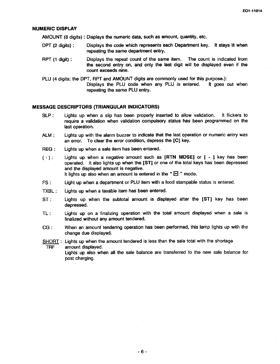 Toshiba TEC MA-1400-100 User Manual | Page 12 / 96