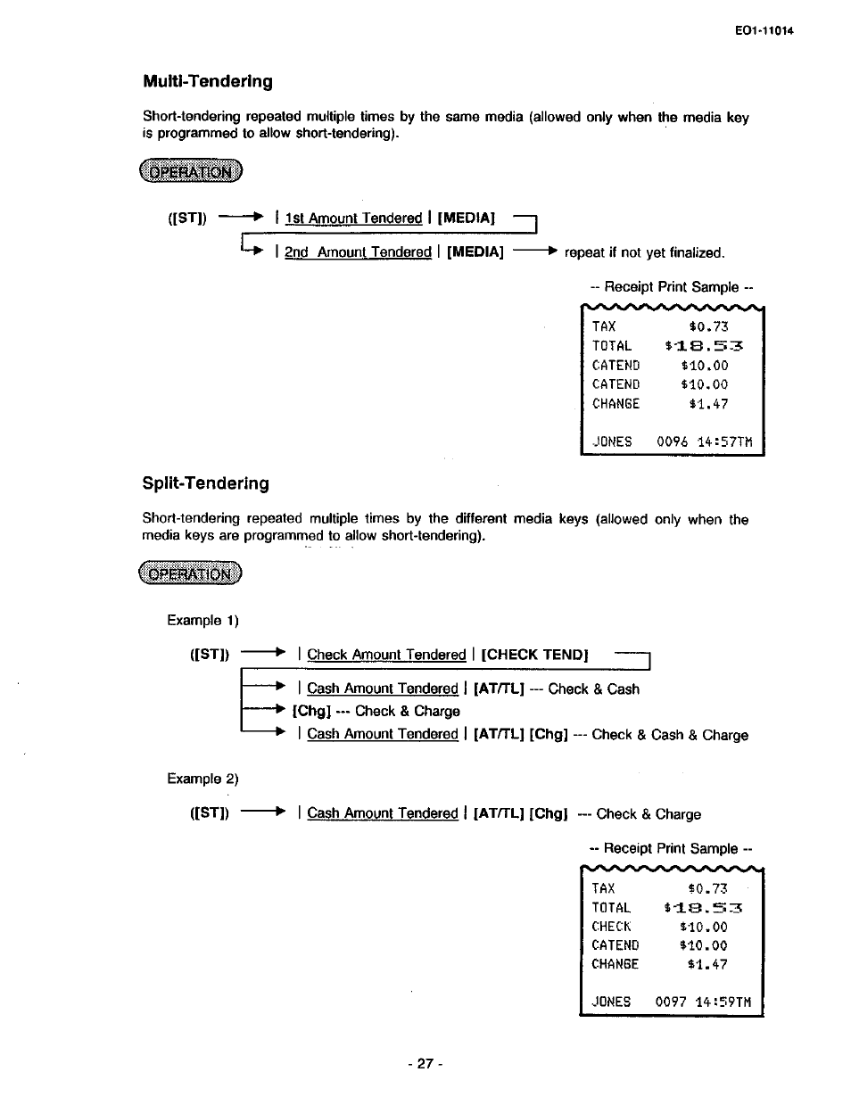 Toshiba TEC MA-1400-100 User Manual | Page 33 / 96