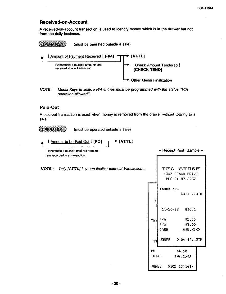 Toshiba TEC MA-1400-100 User Manual | Page 36 / 96