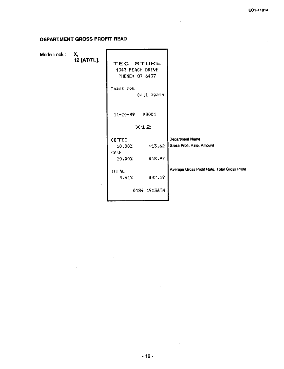 Toshiba TEC MA-1400-100 User Manual | Page 64 / 96