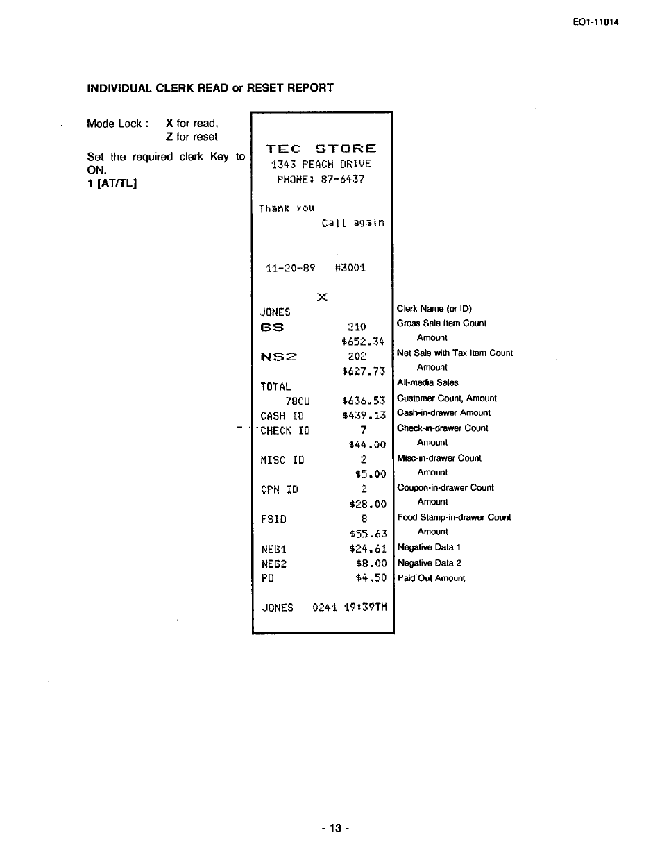 Toshiba TEC MA-1400-100 User Manual | Page 65 / 96