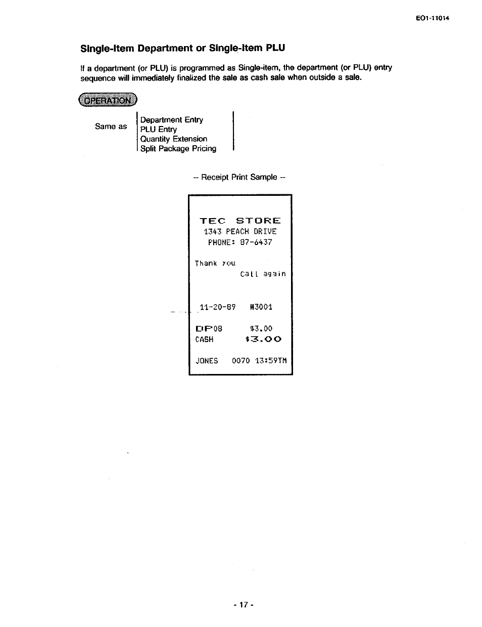 Toshiba TEC MA-1400-100 User Manual | Page 69 / 96