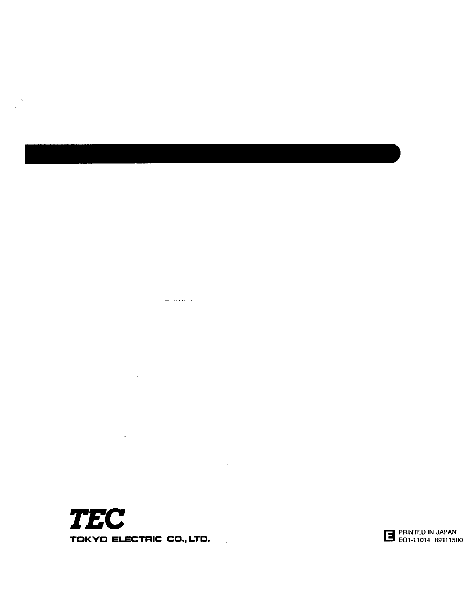 Toshiba TEC MA-1400-100 User Manual | Page 96 / 96