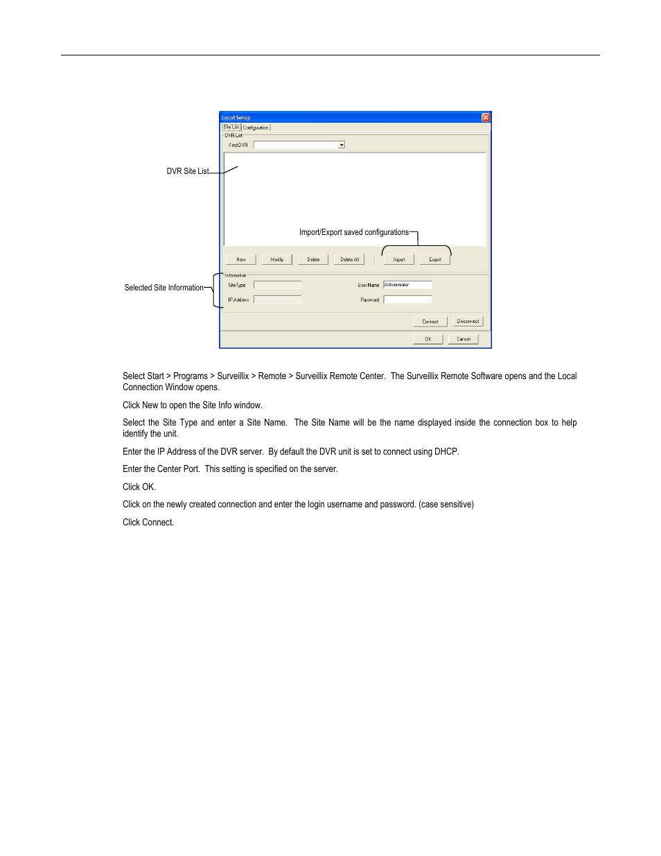 Create a new remote connection | Toshiba DVR16-X User Manual | Page 127 / 141
