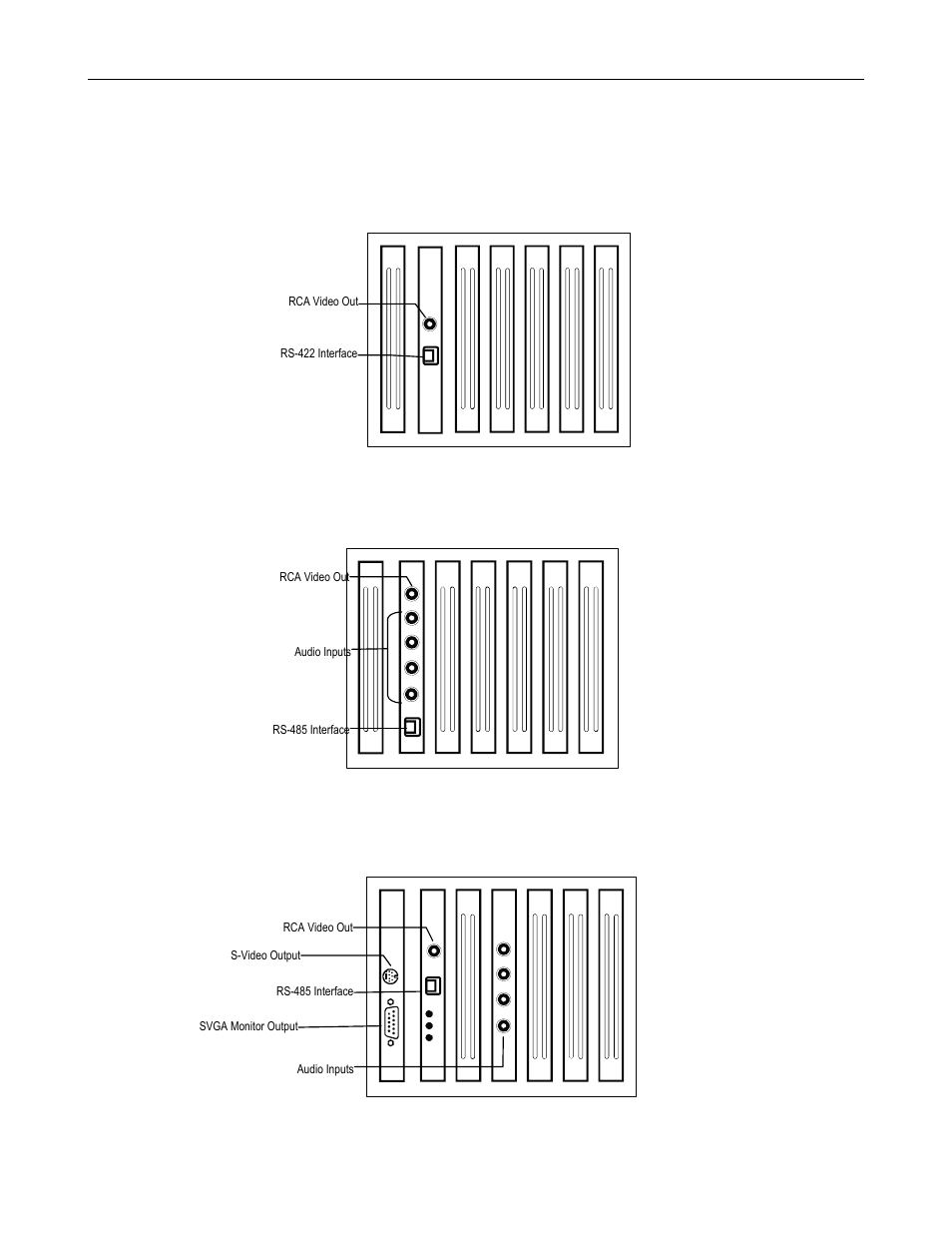 Pci card configuration, X120r pci configuration | Toshiba DVR16-X User Manual | Page 30 / 141