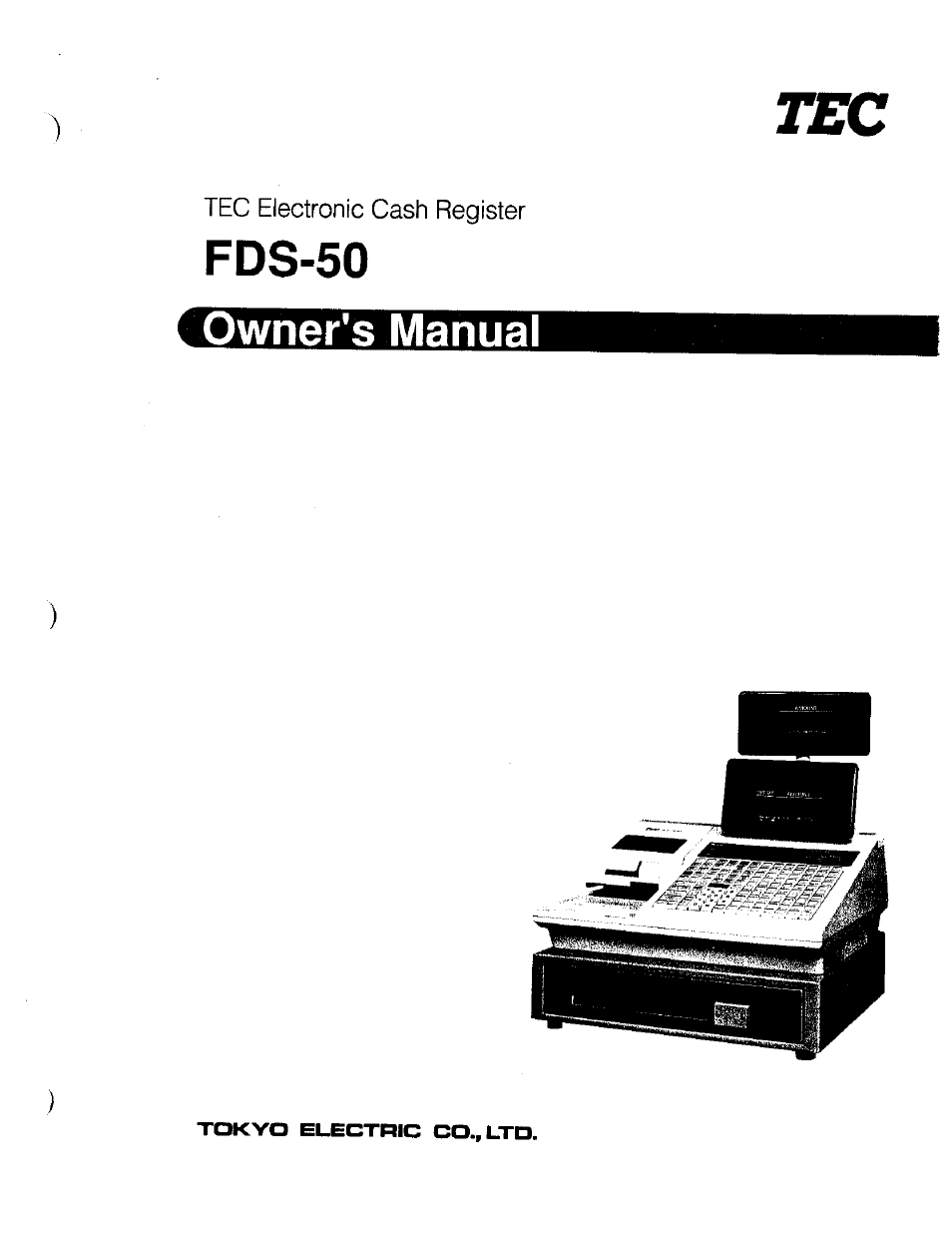 Toshiba TEC FDS-50 User Manual | 104 pages