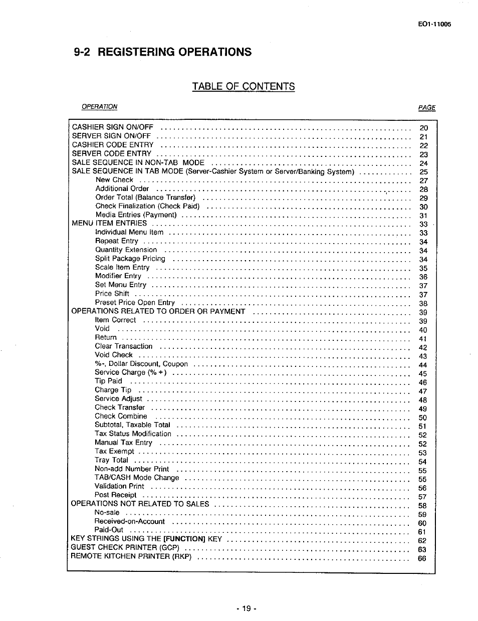 Toshiba TEC FDS-50 User Manual | Page 22 / 104