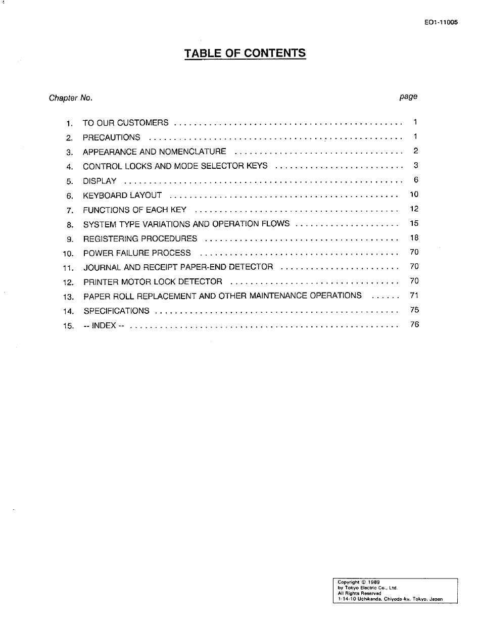 Toshiba TEC FDS-50 User Manual | Page 3 / 104