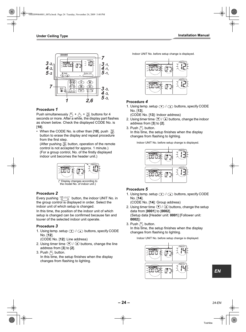 Toshiba CARRIER RAV-SP420CT-UL User Manual | Page 25 / 34