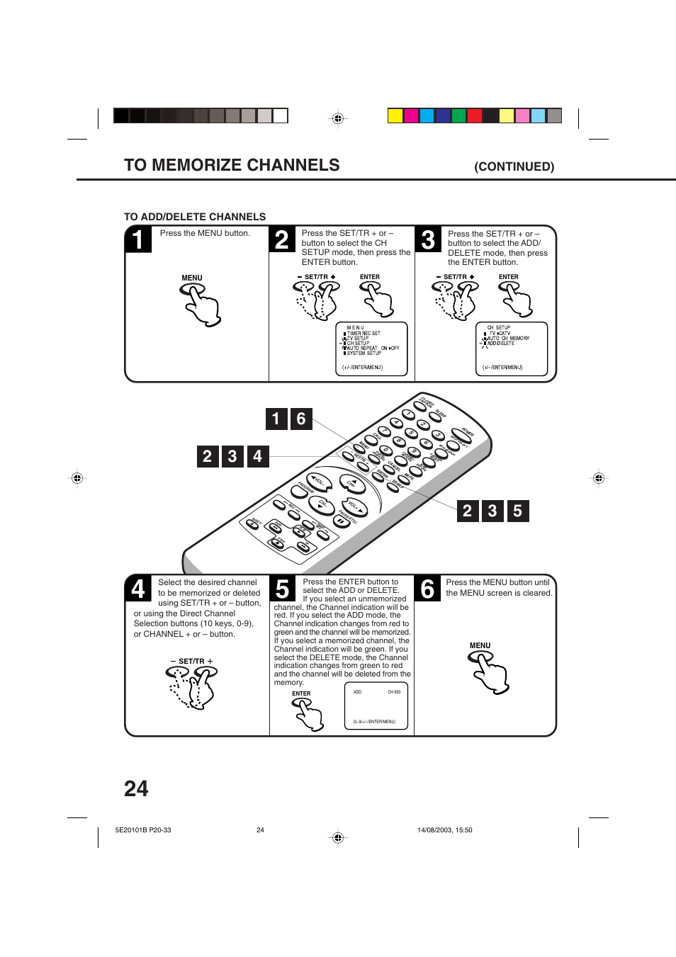 Continued) | Toshiba MV19N2/W User Manual | Page 26 / 56