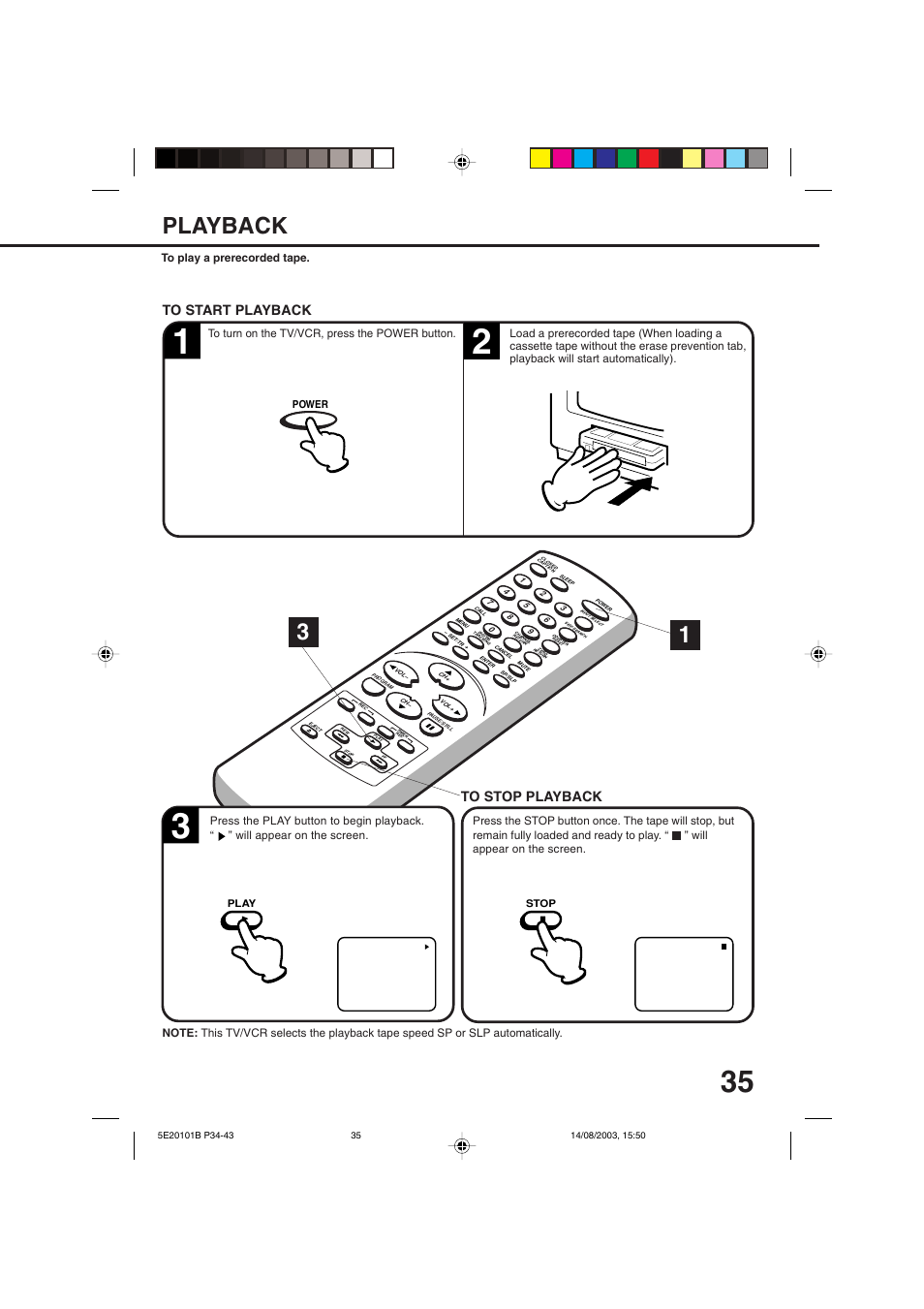 Playback | Toshiba MV19N2/W User Manual | Page 37 / 56