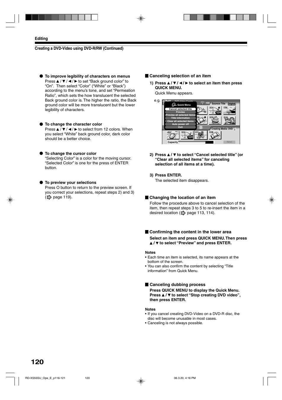 Toshiba RD-XS55KU User Manual | Page 120 / 199