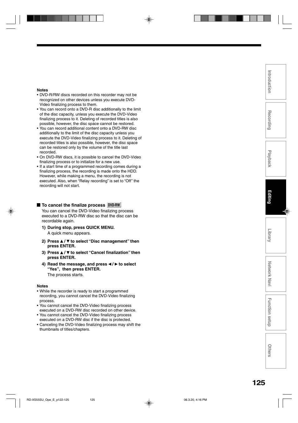 Toshiba RD-XS55KU User Manual | Page 125 / 199