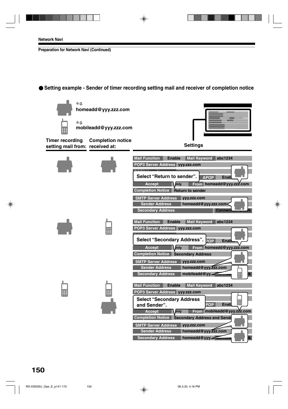 Toshiba RD-XS55KU User Manual | Page 150 / 199