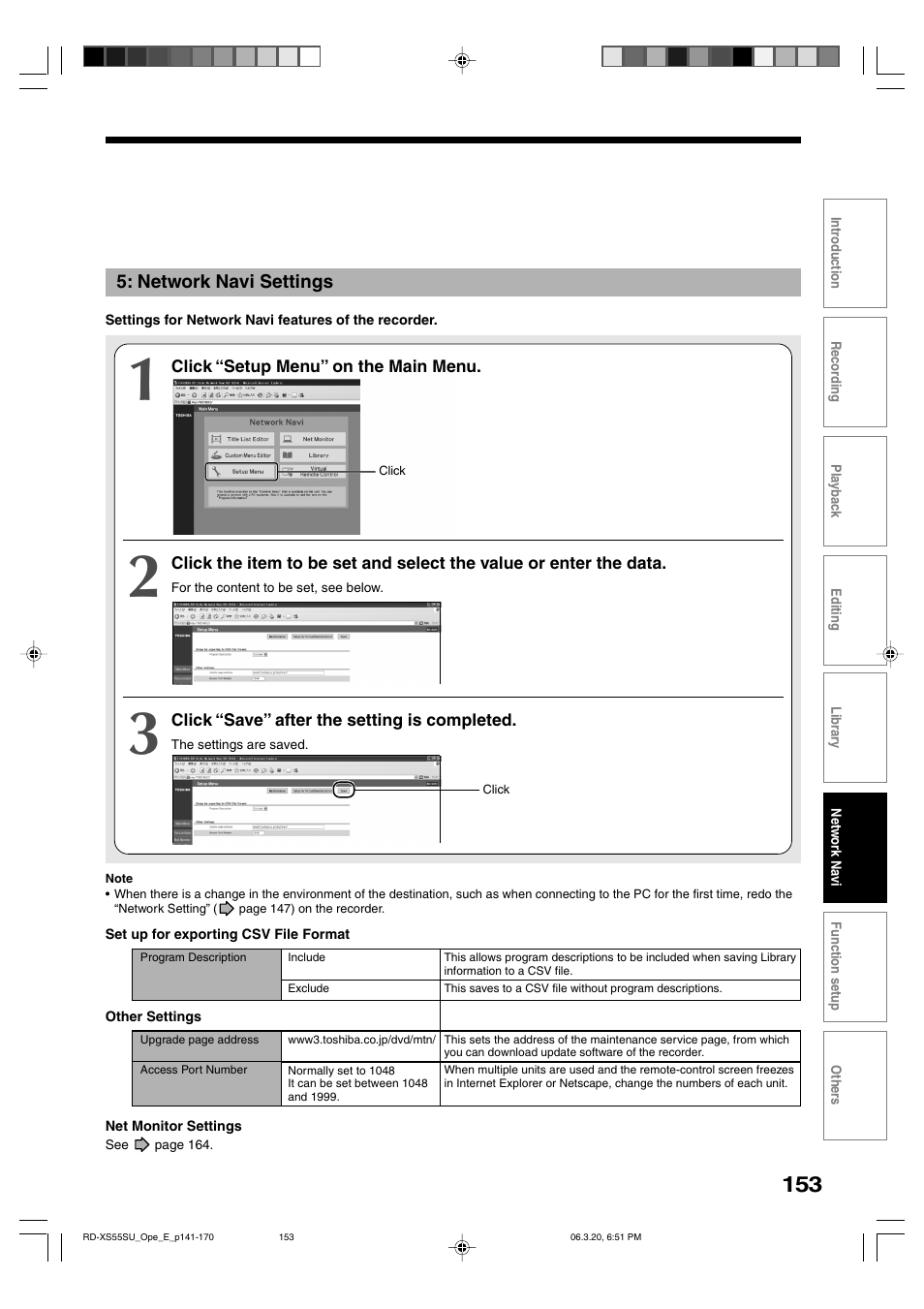 Toshiba RD-XS55KU User Manual | Page 153 / 199