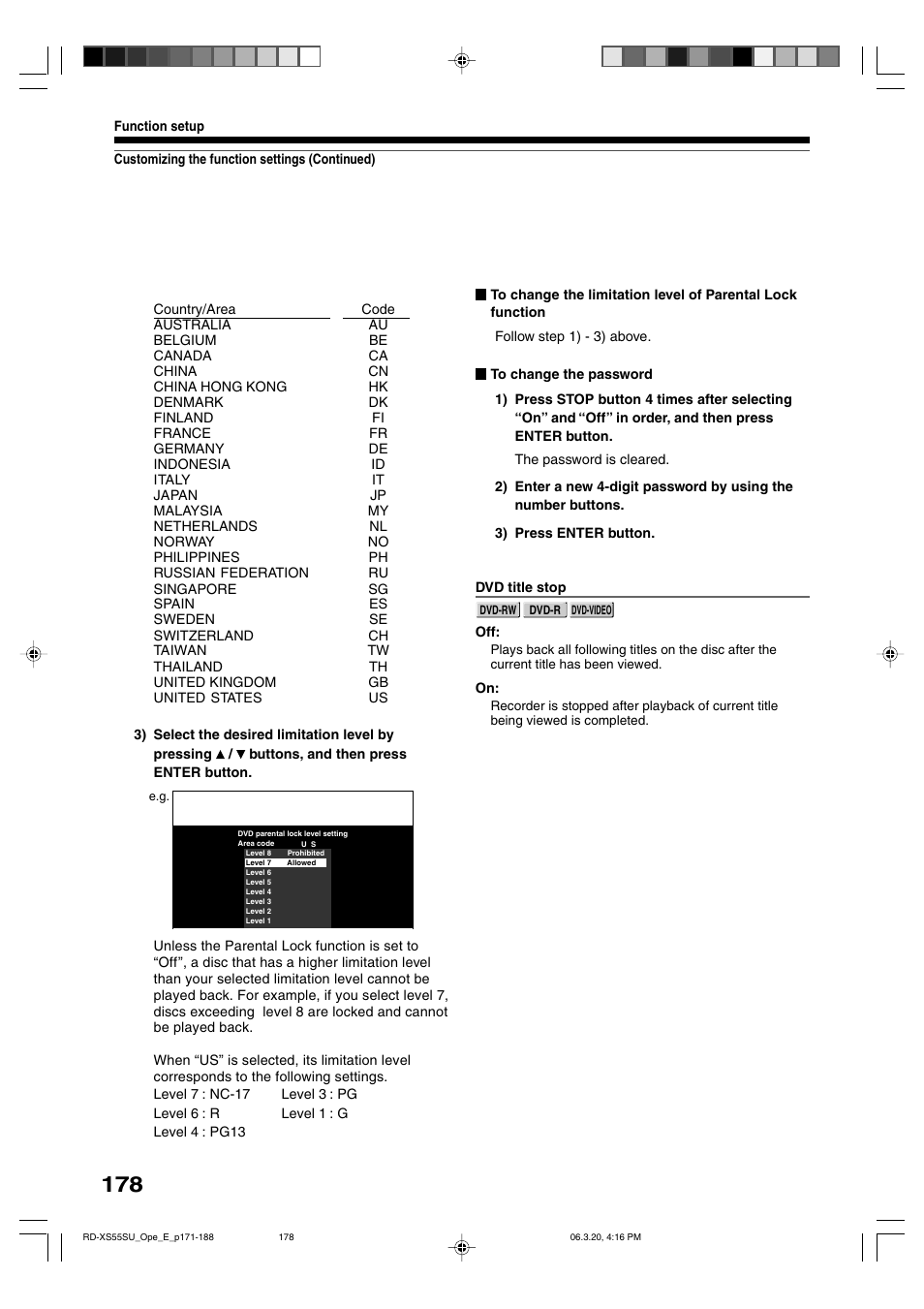 Toshiba RD-XS55KU User Manual | Page 178 / 199