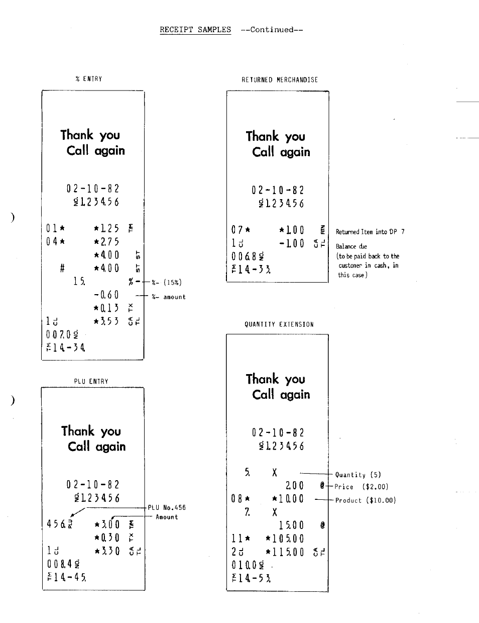 Thank you call again, 0 0 5 d | Toshiba MA-141 User Manual | Page 29 / 64