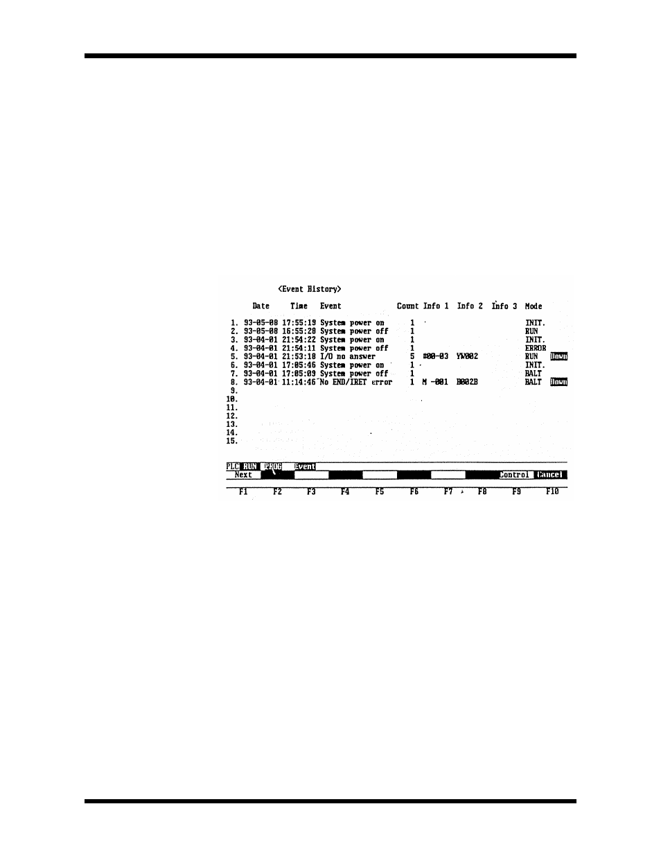 3 event history, Ras functions 122 | Toshiba T2N User Manual | Page 135 / 272