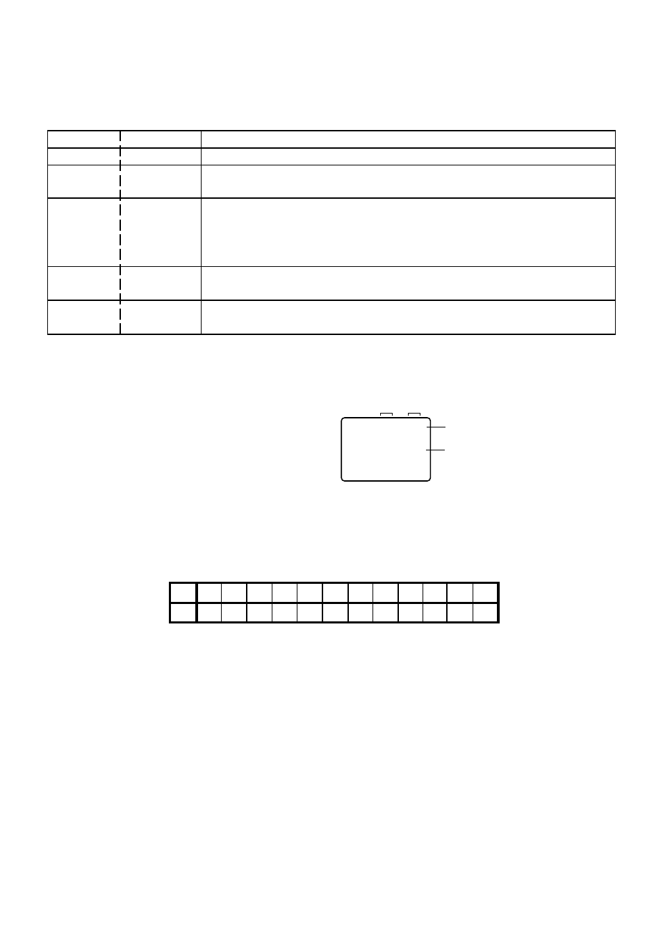 Service mode list, Confirmation of using hours | Toshiba 13A21C User Manual | Page 10 / 30