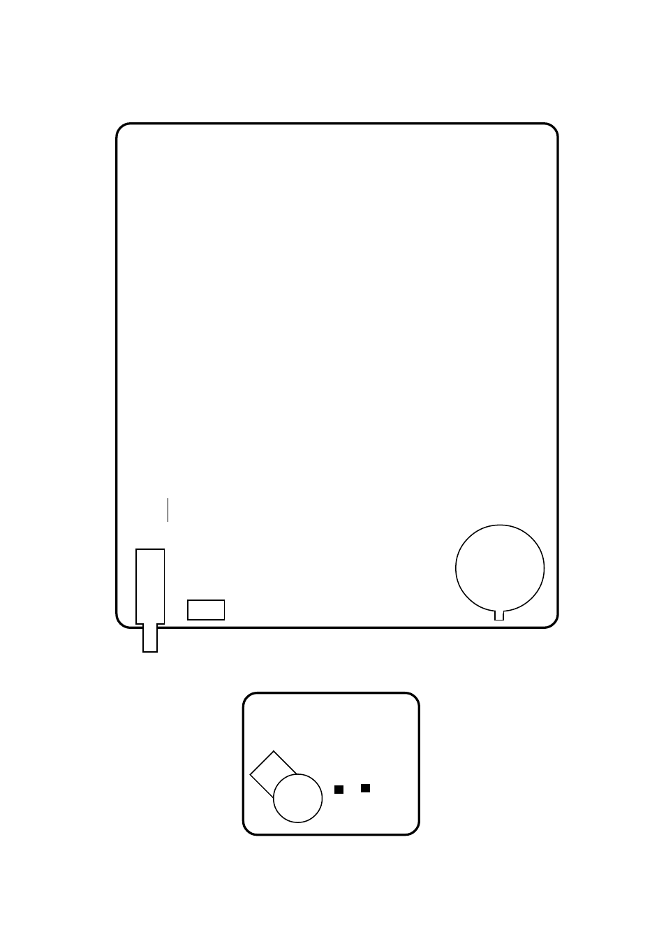 Major componenets location guide | Toshiba 13A21C User Manual | Page 14 / 30