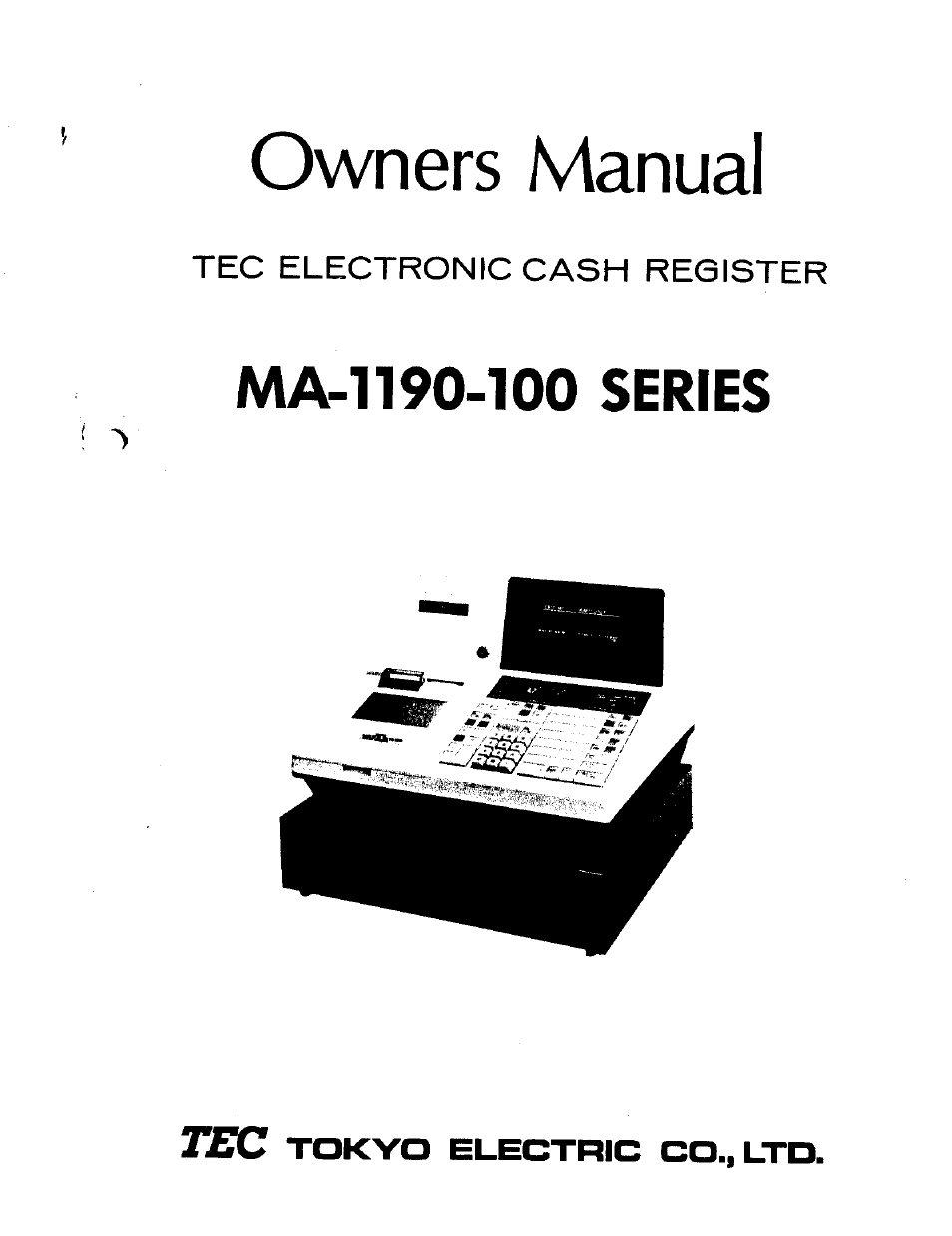 Toshiba MA-1190 User Manual | 98 pages