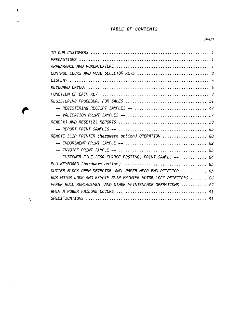 Toshiba MA-1190 User Manual | Page 3 / 98