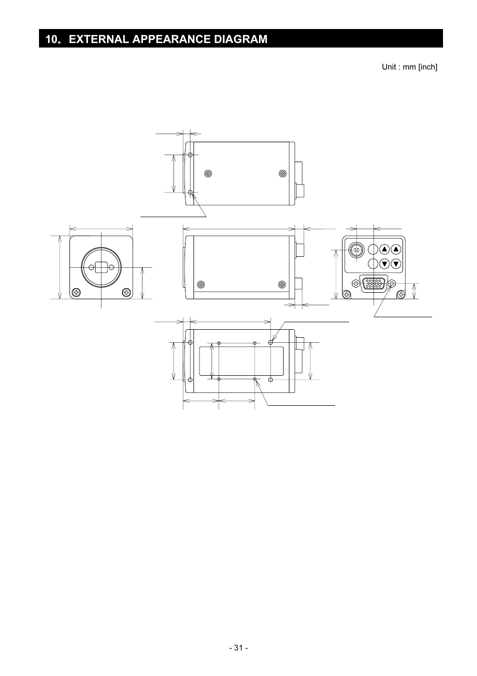 10 external appearance diagram | Toshiba IK-TF2 User Manual | Page 31 / 32