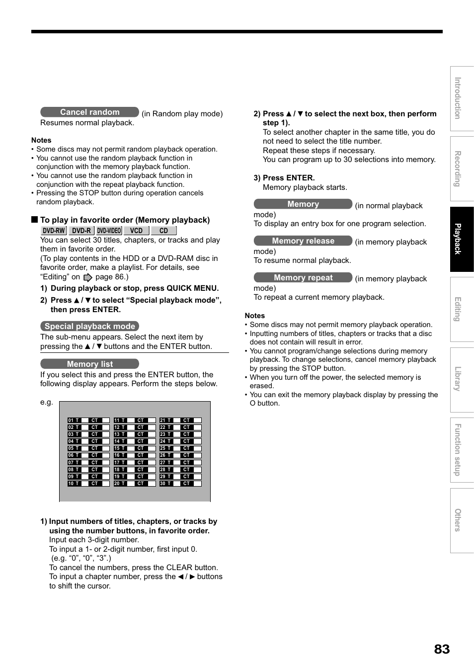 Special playback mode | Toshiba RD-XS32SB User Manual | Page 147 / 239