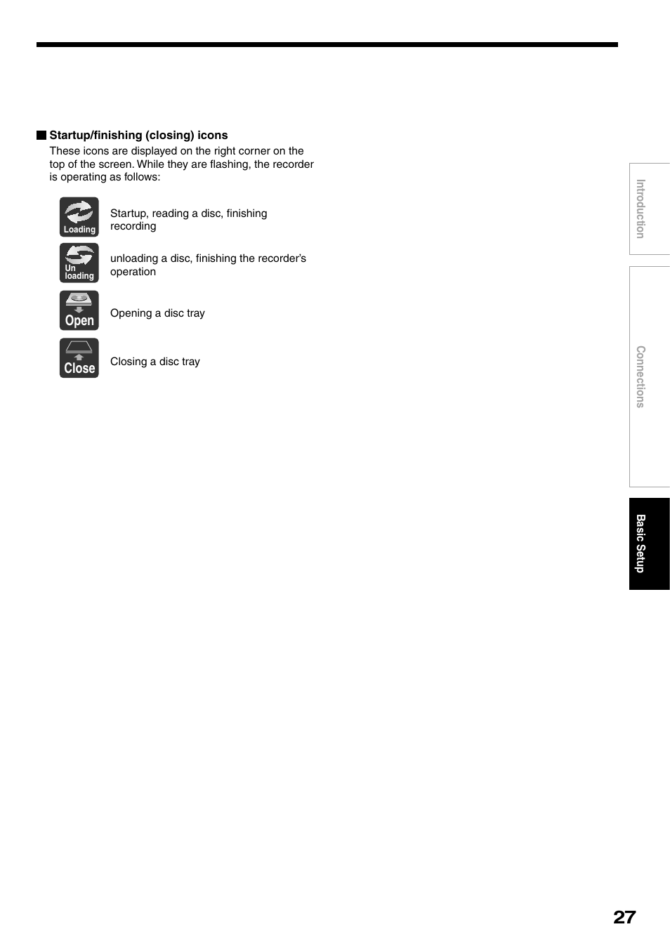 Open, Close | Toshiba RD-XS32SB User Manual | Page 35 / 239