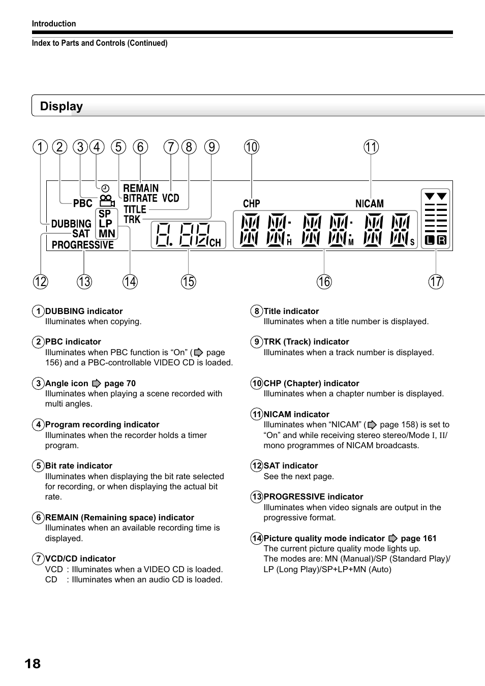 Display | Toshiba RD-XS32SB User Manual | Page 82 / 239