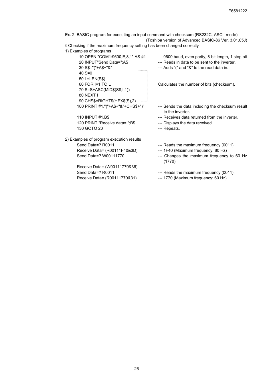 Toshiba TOSVERT VF-S11 User Manual | Page 28 / 68
