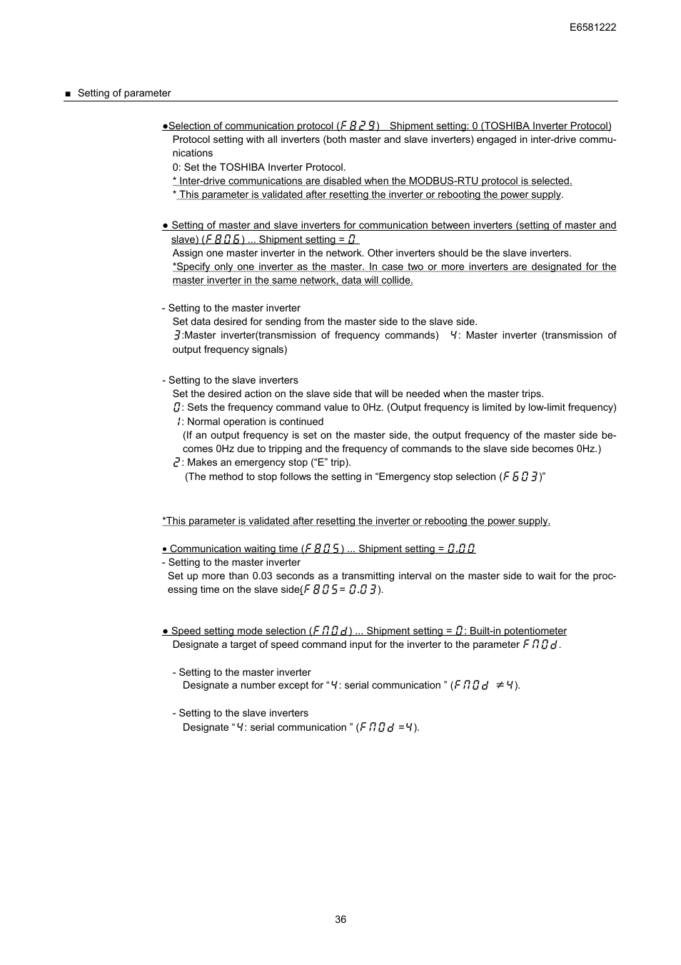 Toshiba TOSVERT VF-S11 User Manual | Page 38 / 68