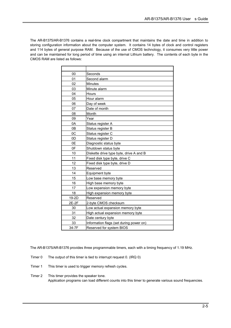5 real-time clock and non-volatile ram, 6 timer | Toshiba 386SX User Manual | Page 13 / 69