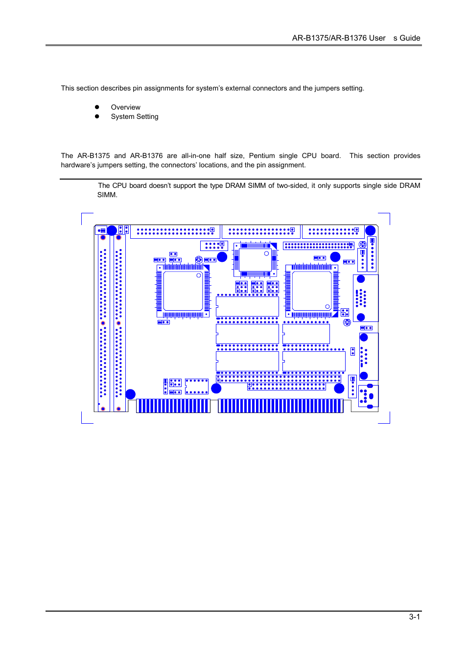 Setting up the system, 1 overview | Toshiba 386SX User Manual | Page 19 / 69