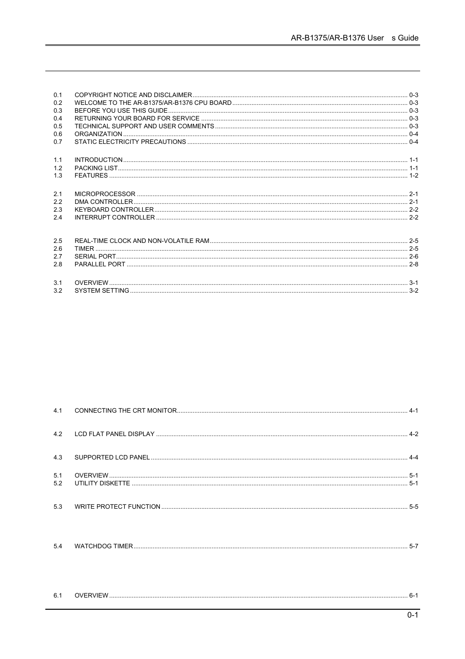 Toshiba 386SX User Manual | Page 3 / 69