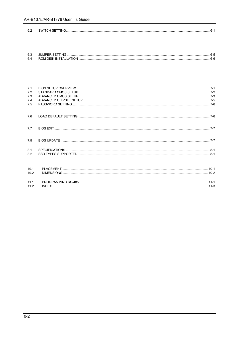 Toshiba 386SX User Manual | Page 4 / 69