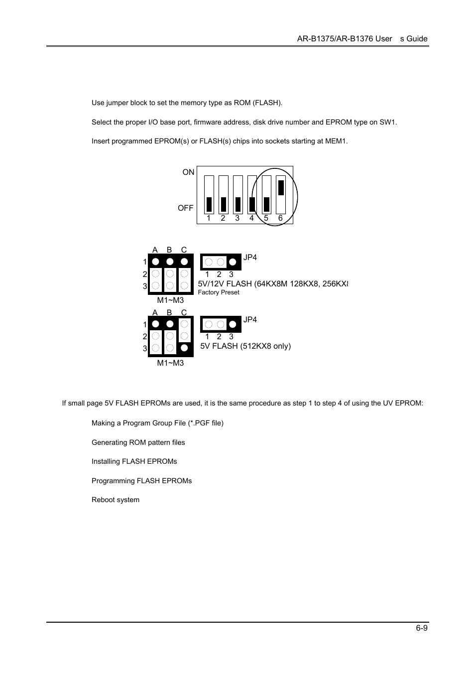 3 small page 5v flash rom disk | Toshiba 386SX User Manual | Page 49 / 69