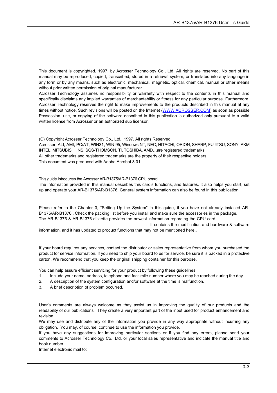 Preface | Toshiba 386SX User Manual | Page 5 / 69