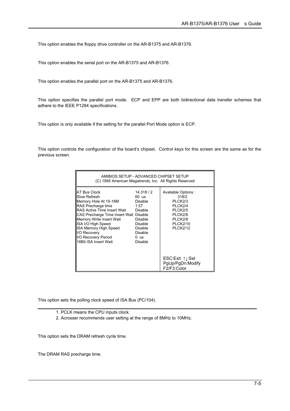 4 advanced chipset setup | Toshiba 386SX User Manual | Page 57 / 69