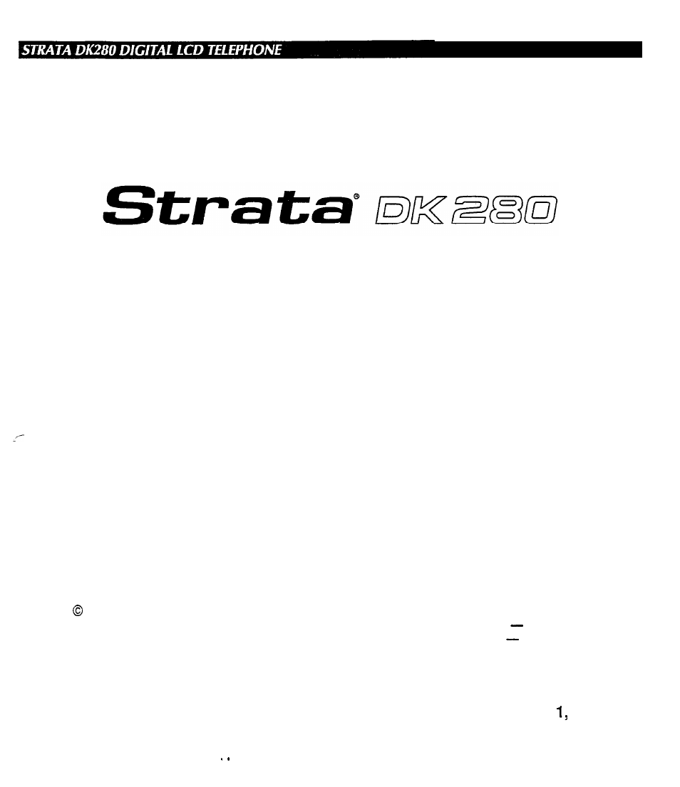 Toshiba Strata DK280 User Manual | Page 2 / 43