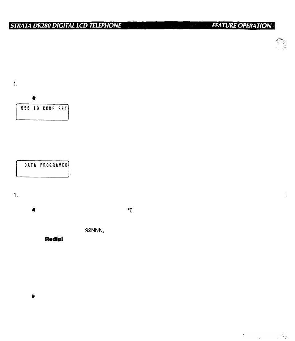 Voice mail | Toshiba Strata DK280 User Manual | Page 22 / 43