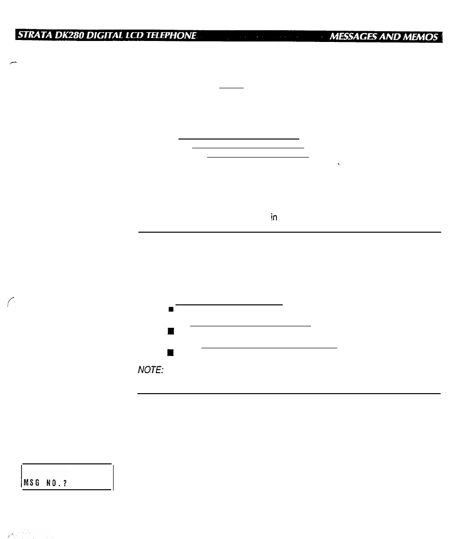 Adding to preprogrammed messages, Messaging | Toshiba Strata DK280 User Manual | Page 33 / 43