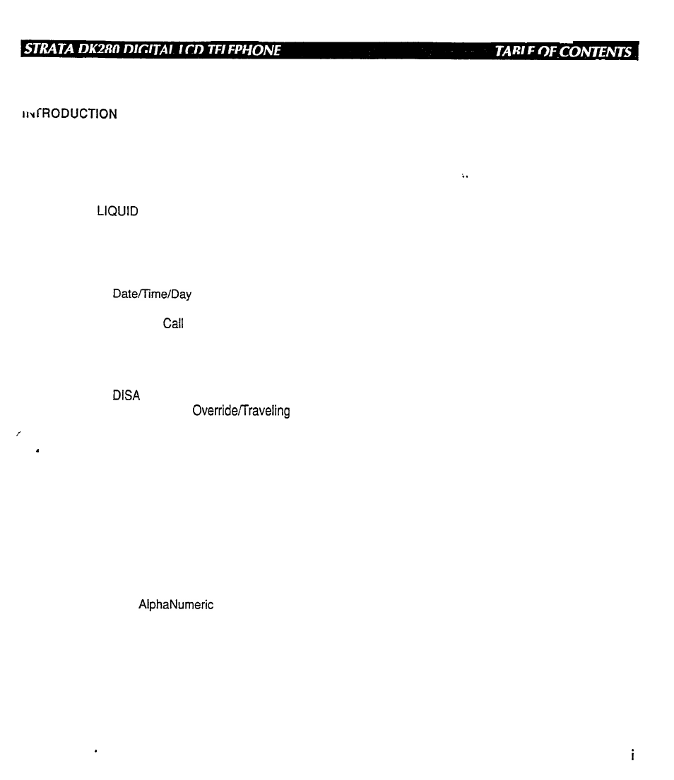 Toshiba Strata DK280 User Manual | Page 4 / 43