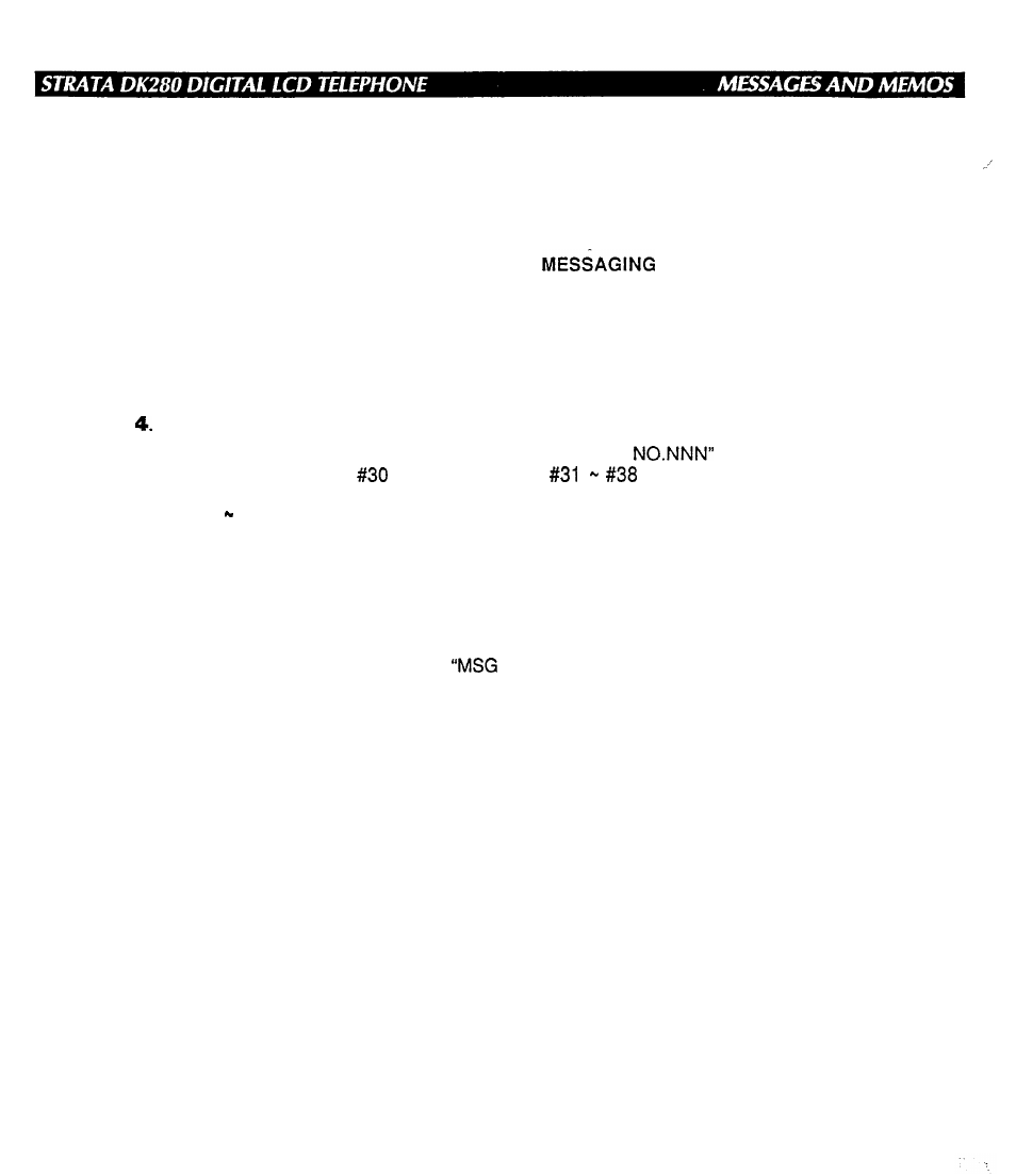 Group called station messaging | Toshiba Strata DK280 User Manual | Page 40 / 43