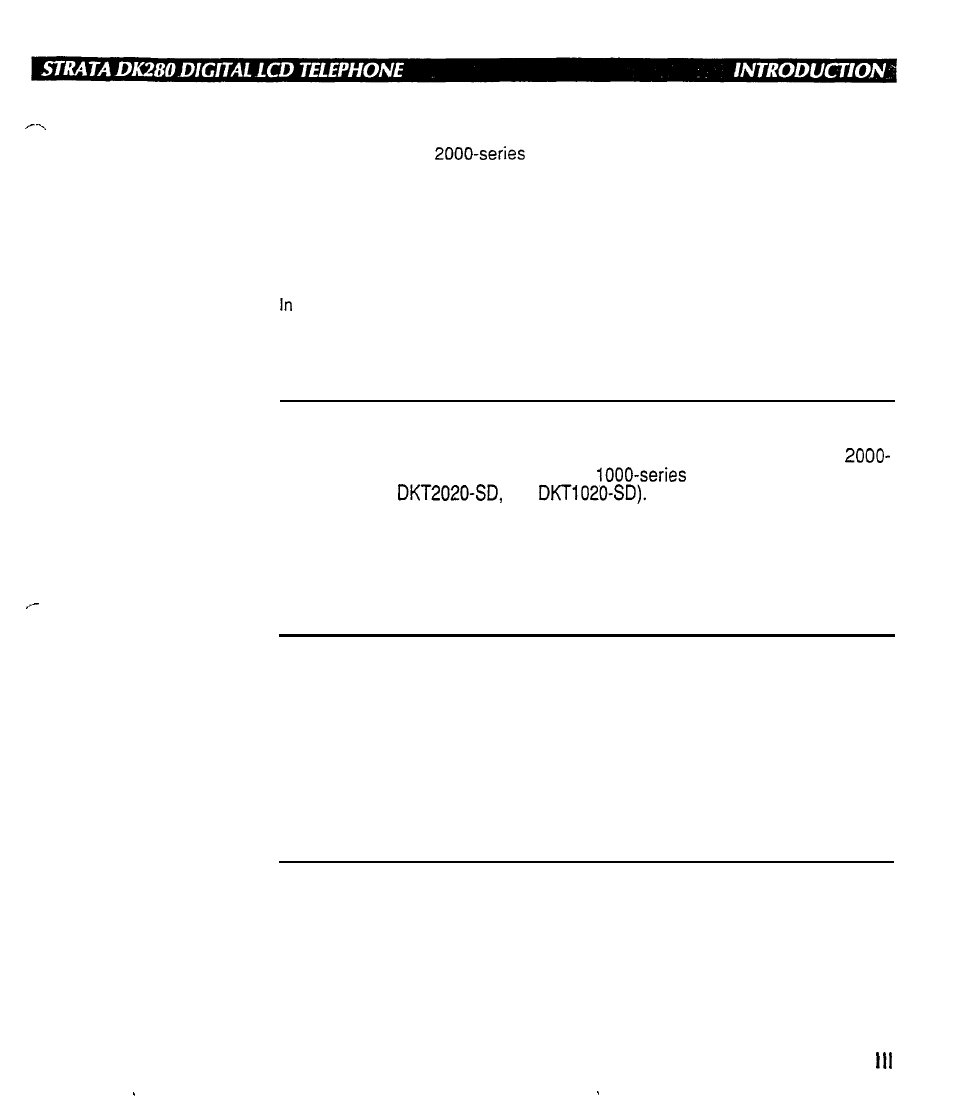 Introduction | Toshiba Strata DK280 User Manual | Page 6 / 43