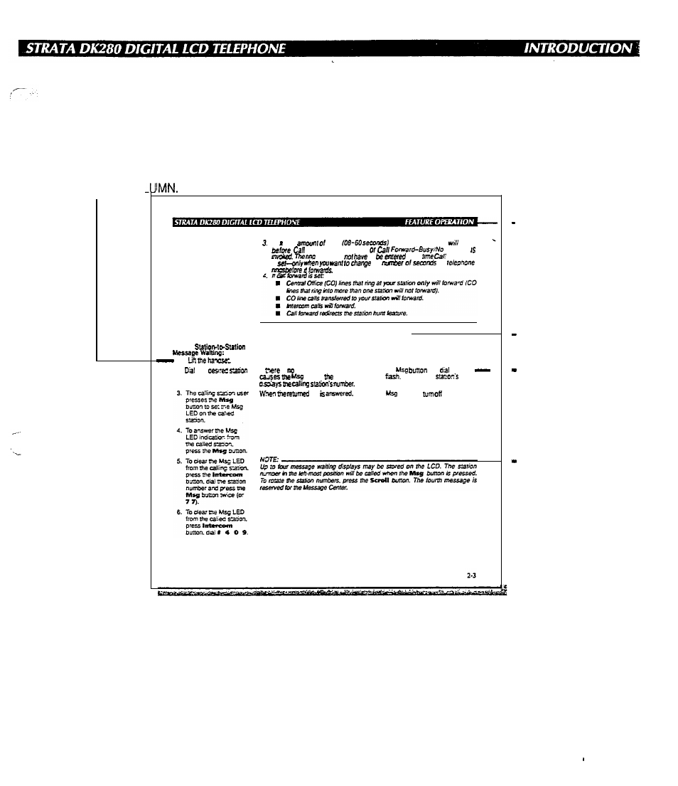 Figure i-l sample page | Toshiba Strata DK280 User Manual | Page 8 / 43